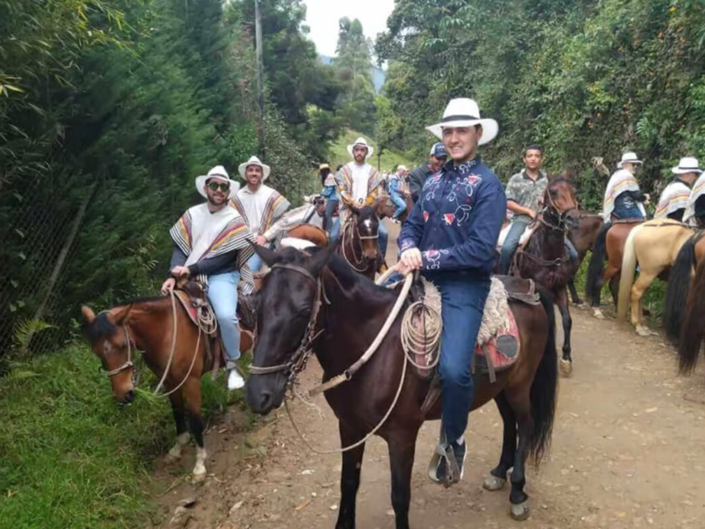 Cabalgata en Copacabana