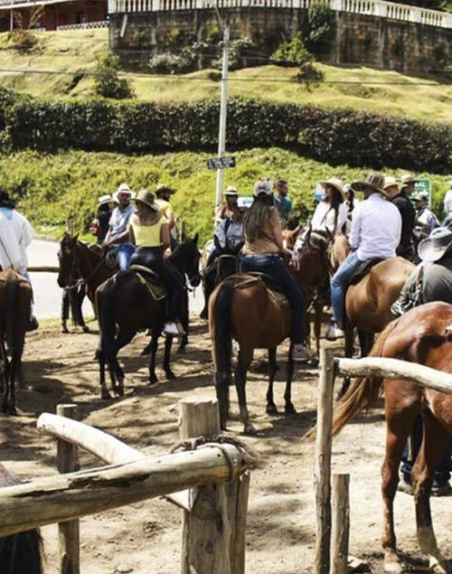 Cabalgata en Copacabana 