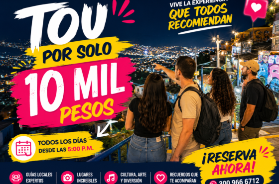 Tour ¡10 mil pesos!
